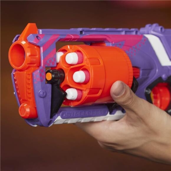 NERF Elite Strongarm, Rotating Barrel, Slam Fire, 6 Darts - Picture 3 of 7